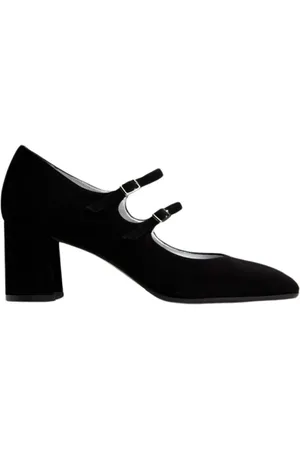 Carel Dames, Schoenen, Zwart, Maat: 38 EU Leer