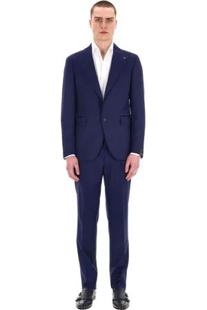 TAGLIATORE Heren, Pakken, Blauw, Maat: M Wol
