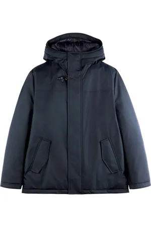 FAY Heren, Jassen, Blauw, Maat: 2XL Leer