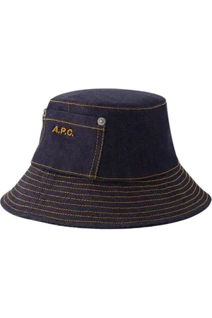 A.P.C. Heren, Accessoires, Blauw, Maat: 54 CM Katoen
