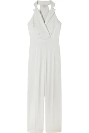 Patrizia Pepe Dames, Jumpsuits & Playsuits, Wit, Maat: XS