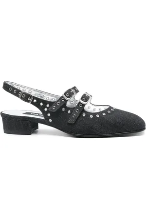 Carel Dames, Schoenen, Blauw, Maat: 39 EU Leer
