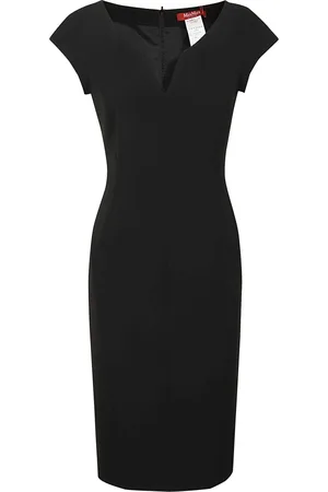 Max Mara Dames, Jurken, Zwart, Maat: 2XS Poliester