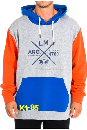 La Martina Heren, Sweatshirts & Hoodies, Veelkleurig, Maat: 4XL Katoen