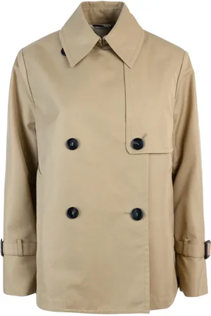 Max Mara Dames, Mantels, , Maat: S Katoen