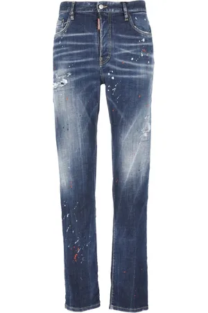 Dsquared2 Heren, Jeans, Blauw, Maat: M Katoen