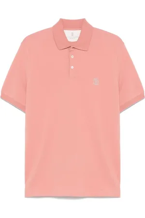 Brunello Cucinelli Heren, Tops, Roze, Maat: M Katoen