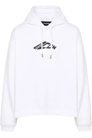 Dsquared2 Heren, Sweatshirts & Hoodies, Wit, Maat: S Katoen