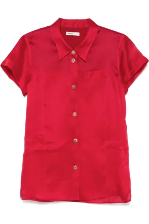 Khaite Dames, Blouses & Shirts, Rood, Maat: S