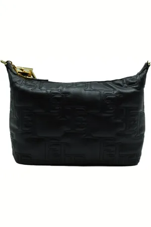 Elisabetta Franchi Dames, Tassen, Zwart, Maat: ONE Size Leer