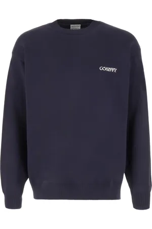 MARCELO BURLON Heren, Sweatshirts & Hoodies, Blauw, Maat: L Katoen