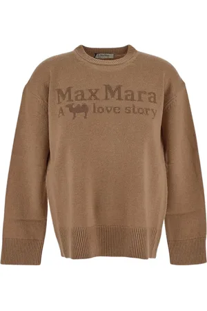 Max Mara Dames, Truien, Bruin, Maat: M