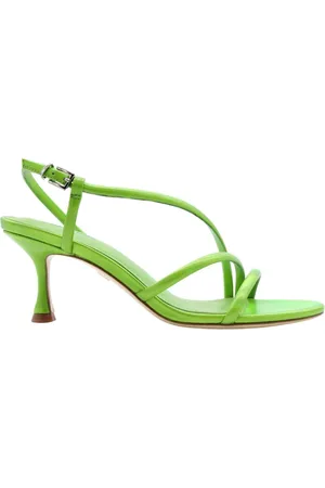 Lola Cruz Dames, Schoenen, Groen, Maat: 36 EU Leer