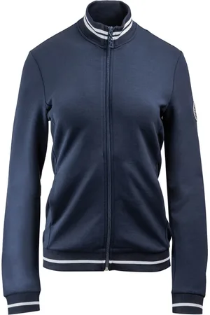 EA7 Dames, Sweatshirts & Hoodies, Blauw, Maat: S Poliester