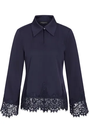 Bruuns Bazaar Dames, Blouses & Shirts, Blauw, Maat: L Poliester