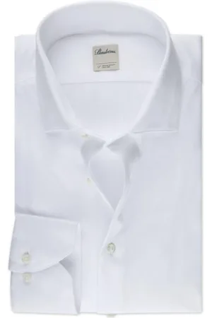 Stenströms Heren, Overhemden, Wit, Maat: M Jersey