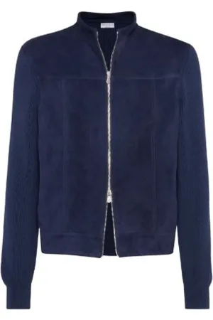 Brunello Cucinelli Heren, Jassen, Blauw, Maat: M