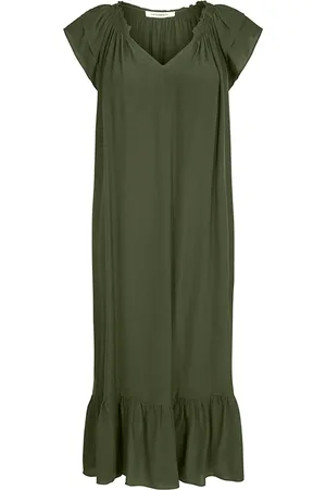 Co`Couture Dames, Jurken, Groen, Maat: XS Viscose
