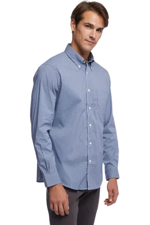 Brooks Brothers Heren, Overhemden, Blauw, Maat: S Katoen