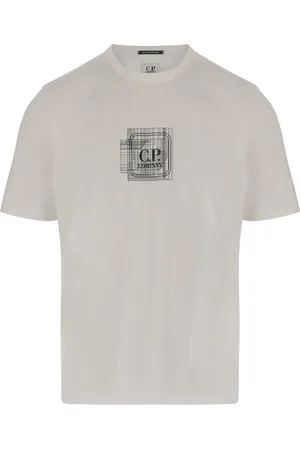 C.P. Company Heren, Tops, Wit, Maat: XL Katoen