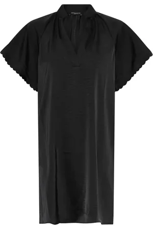 Bruuns Bazaar Dames, Jurken, Zwart, Maat: 2XL Poliester