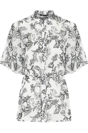 Bruuns Bazaar Dames, Blouses & Shirts, Wit, Maat: M Chiffon