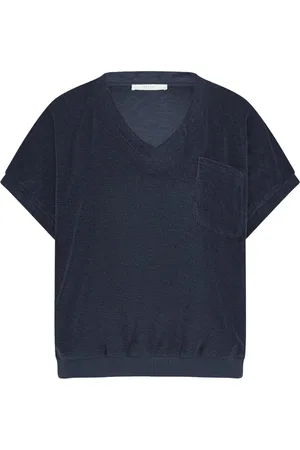 BY-BAR Dames, Truien, Blauw, Maat: S Katoen