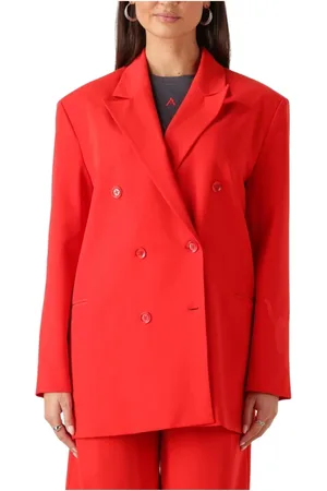 Alix the label Dames, Jassen, Rood, Maat: XL Zijde