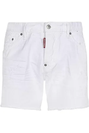 Dsquared2 Heren, Korte broeken, Wit, Maat: XS Denim