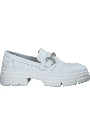 Tamaris Dames, Schoenen, Wit, Maat: 38 EU Leer