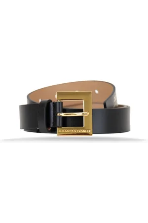 Elisabetta Franchi Dames, Accessoires, Zwart, Maat: L Leer