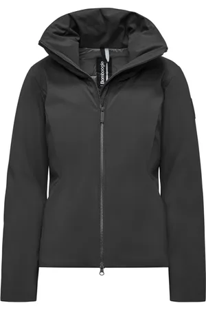 Bomboogie Dames, Jassen, Grijs, Maat: 3XL Leer