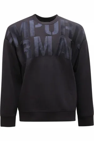 Emporio Armani Heren, Sweatshirts & Hoodies, Blauw, Maat: L Jersey