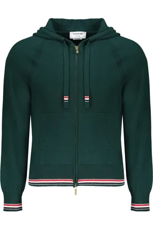 Thom Browne Heren, Sweatshirts & Hoodies, Groen, Maat: 2XL Kasjmier