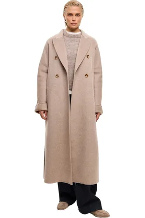 CESARE GASPARI Dames, Mantels, Roze, Maat: L Wol