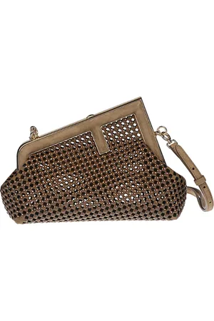 Fendi Dames, Tassen, Bruin, Maat: ONE Size Suède
