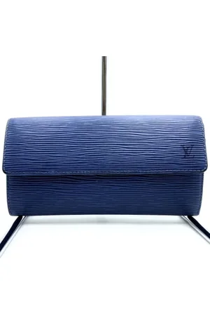 LOUIS VUITTON Dames, Pre-owned, Blauw, Maat: ONE Size Leer