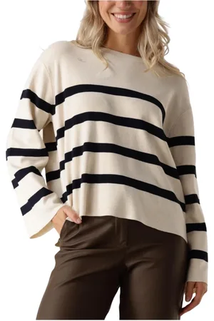 Summum Woman Dames, Truien, Wit, Maat: S Viscose