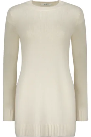 Max Mara Dames, Truien, Wit, Maat: S Kasjmier