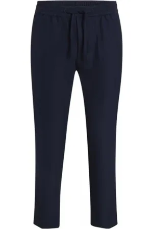 Calvin Klein Heren, Broeken, Blauw, Maat: M Katoen