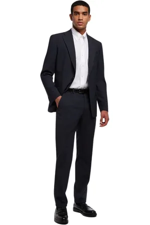 Brooks Brothers Heren, Pakken, Grijs, Maat: 4XL Wol