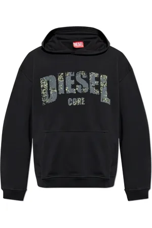 Diesel Heren, Sweatshirts & Hoodies, Zwart, Maat: M Katoen