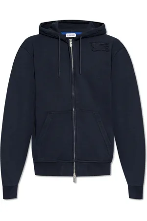 Burberry Heren, Sweatshirts & Hoodies, Blauw, Maat: XS Katoen