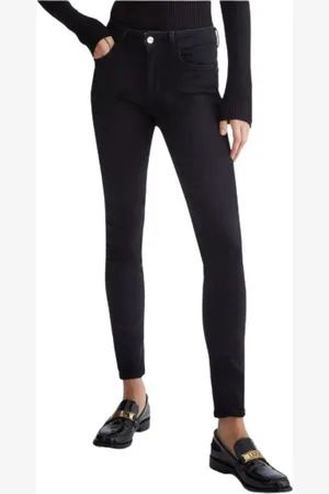 Liu Jo Dames, Jeans, Zwart, Maat: W25 Katoen