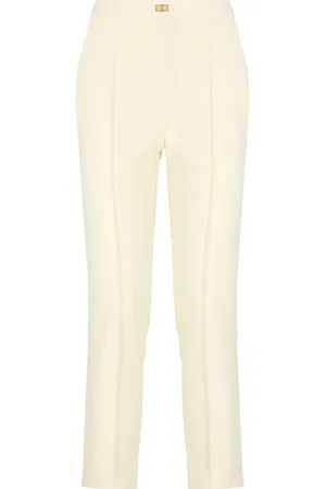 Elisabetta Franchi Dames, Broeken, Geel, Maat: XS