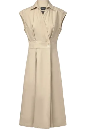A.P.C. Dames, Jurken, Bruin, Maat: L