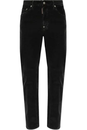 Dsquared2 Heren, Jeans, Zwart, Maat: S Corduroy
