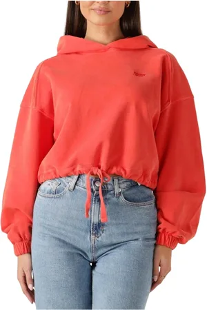 Tommy Hilfiger Dames, Sweatshirts & Hoodies, Rood, Maat: XL