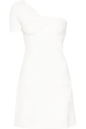 Courrèges Dames, Jurken, Wit, Maat: L Viscose