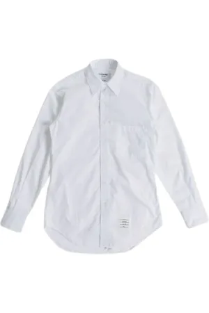 Thom Browne Heren, Overhemden, Wit, Maat: M Katoen